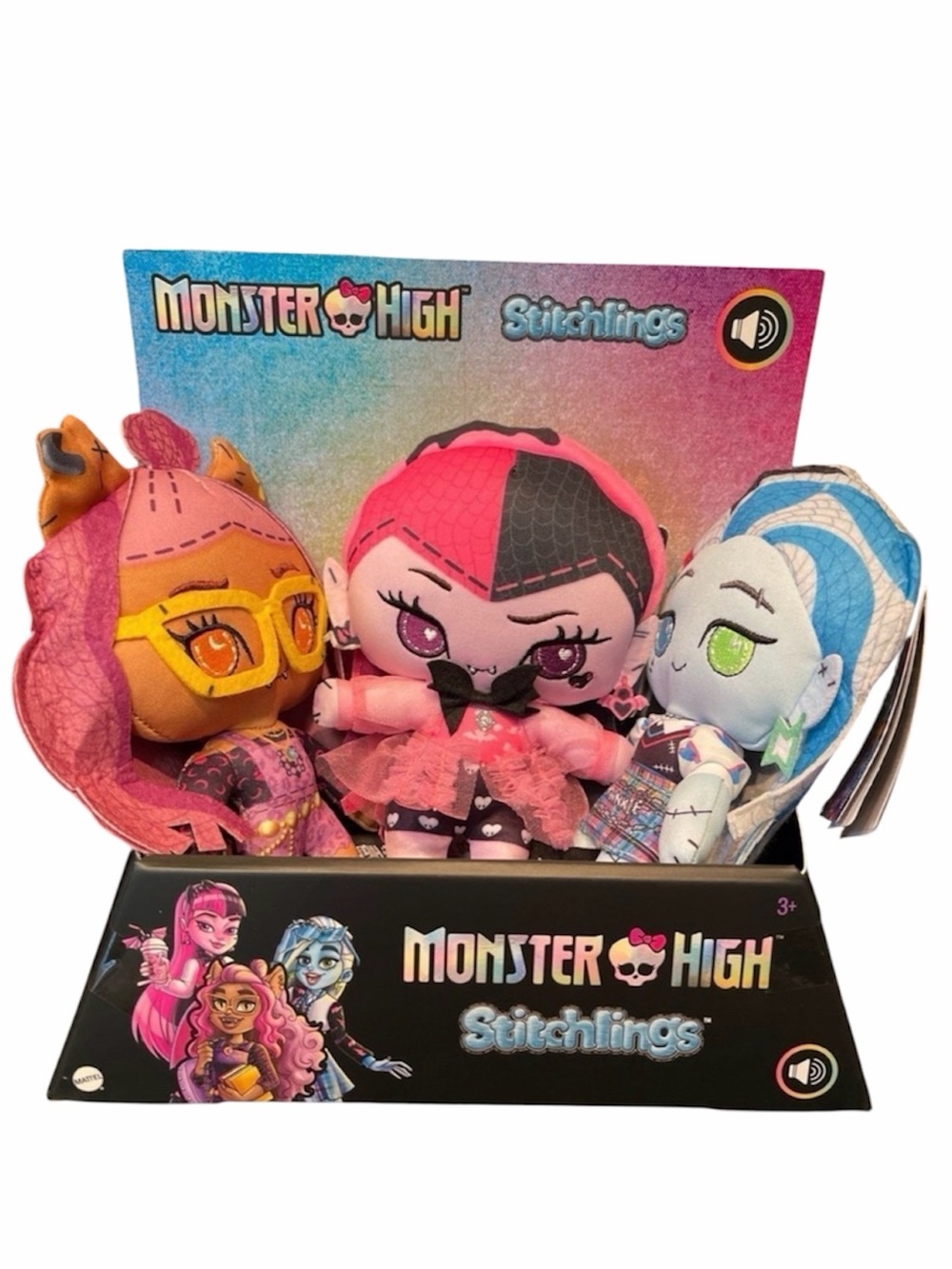 Monster High Draculaura Talking Stitchling Doll Frankie Stein Clawdeen Wolf Cute